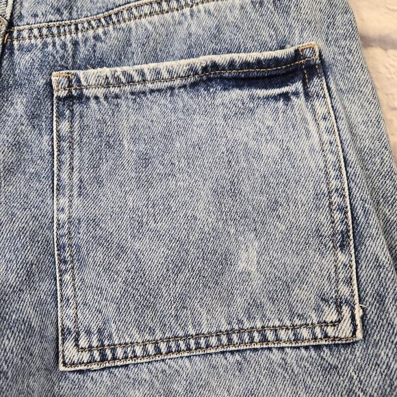 Forever 21 Women's Cargo Jeans Baggy Relaxed Fit Straight Leg size Small - Picture 10 of 15